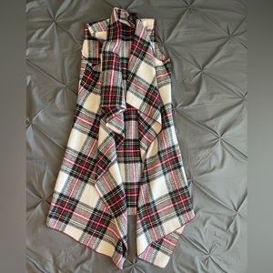 Plaid coverup for the winter